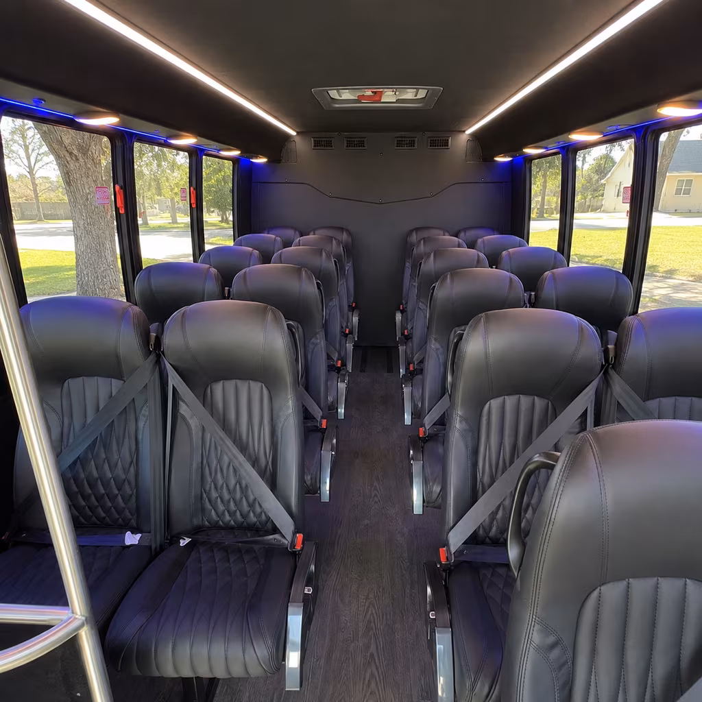 35 passenger minibus inside
