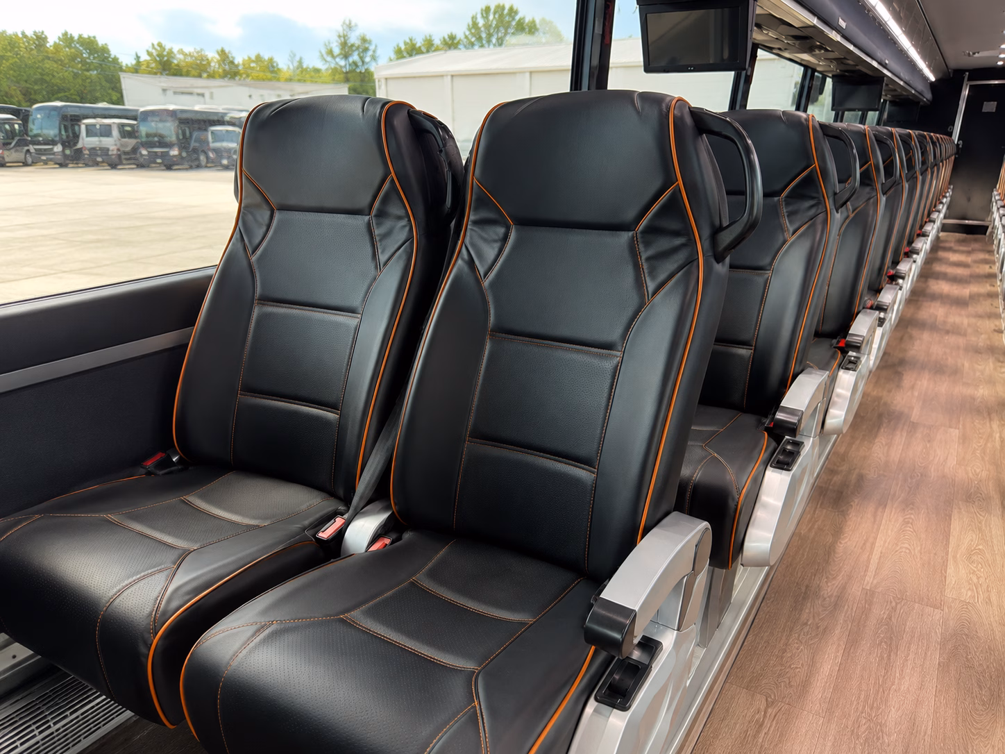 charter buses for corporate groups at southern california logistics airport
