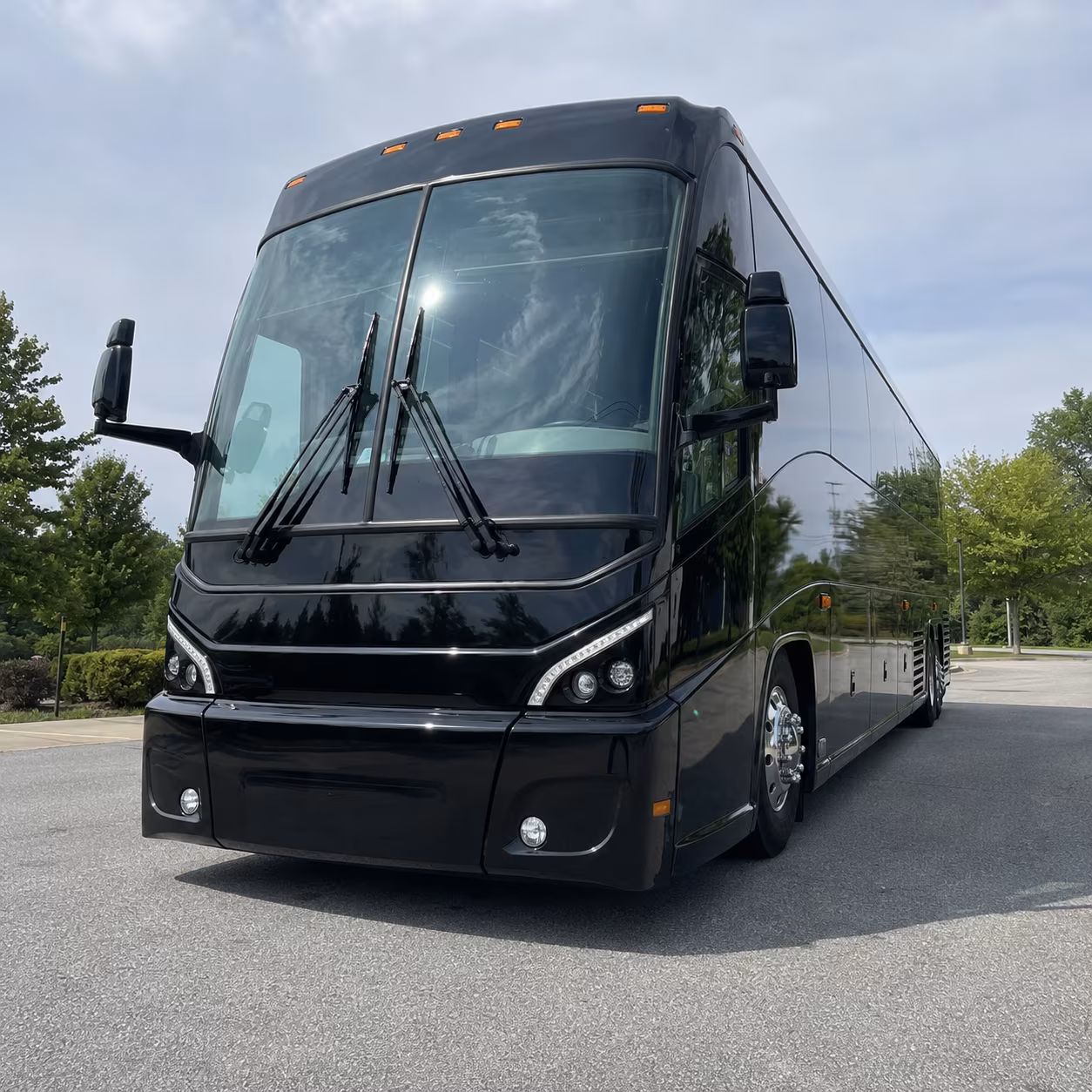 los angeles long distance charter buses through the cajon pass