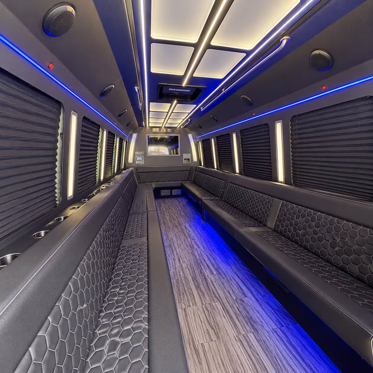 victorville 30 passenger party bus interior