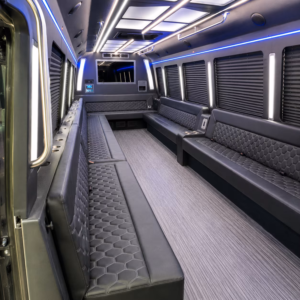 victorville 40 passenger party bus interior