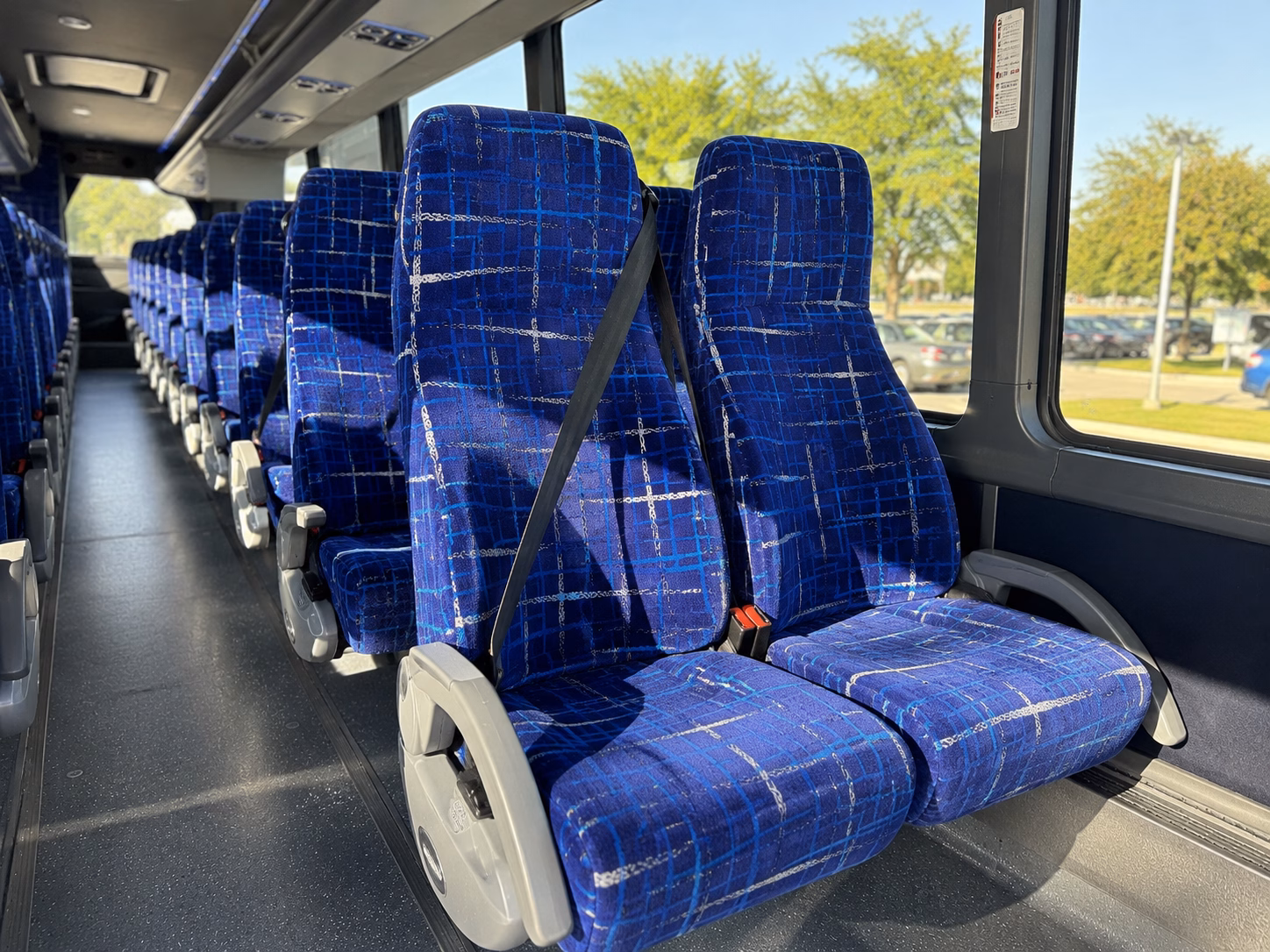 victorville charter bus interior