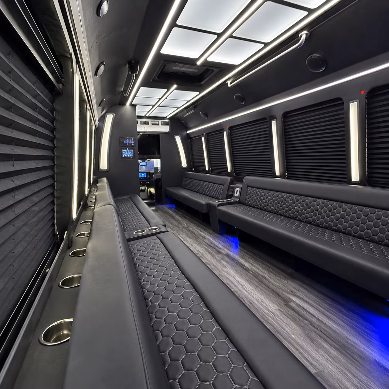 victorville party bus rental interior