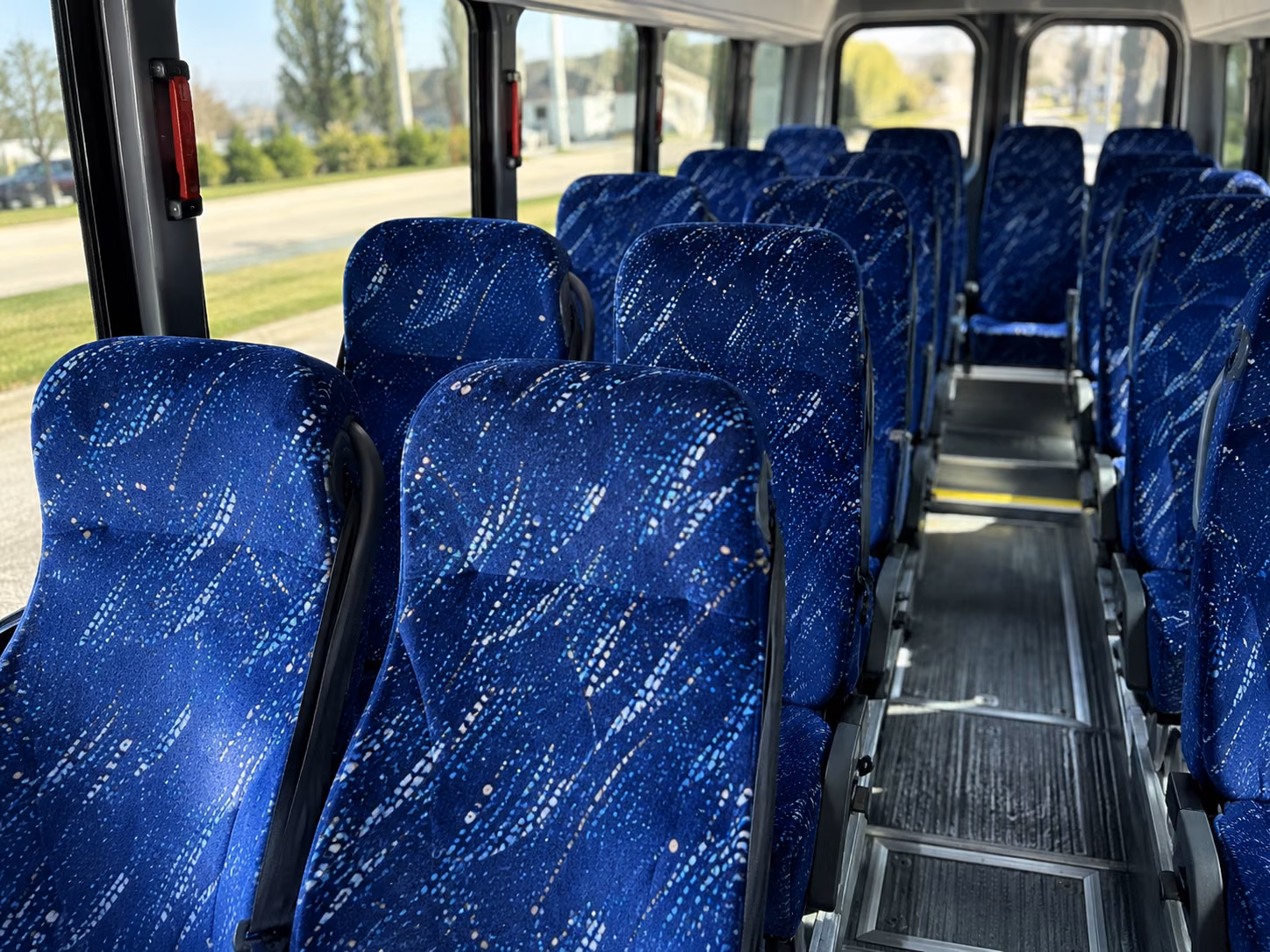 victorville religious group transportation onboard seating